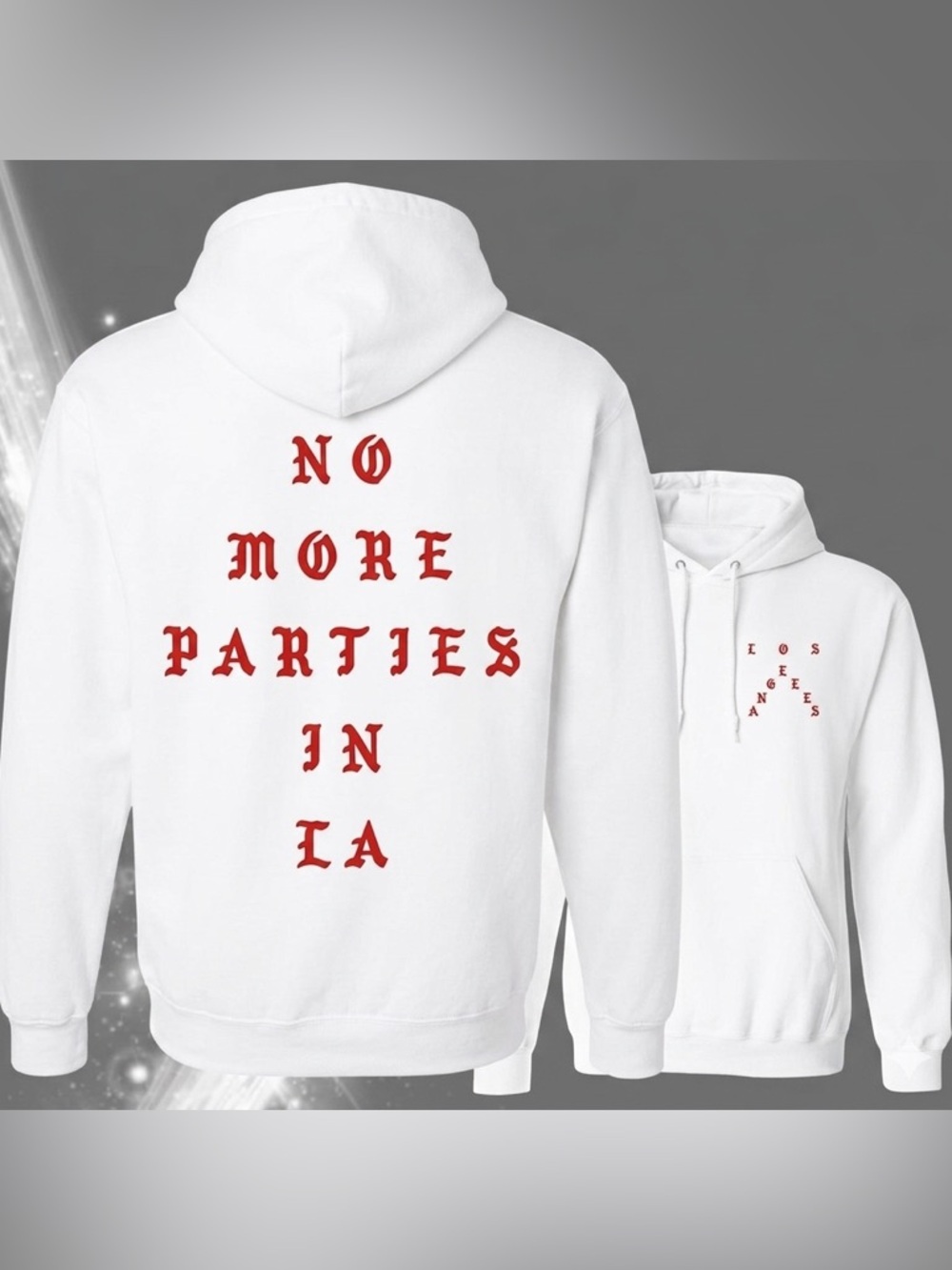 Kanye West I Feel Like Pablo Merch Los Angeles No More Parties in LA T shirt New